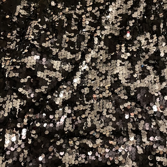 Black/silver sequin dress. - Picture 3 of 6